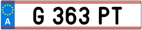 Truck License Plate